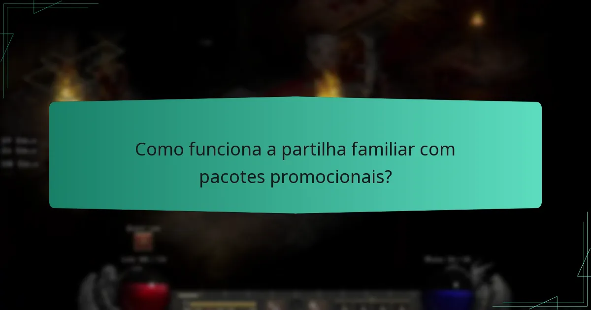 Como posso partilhar pacotes promocionais com amigos?