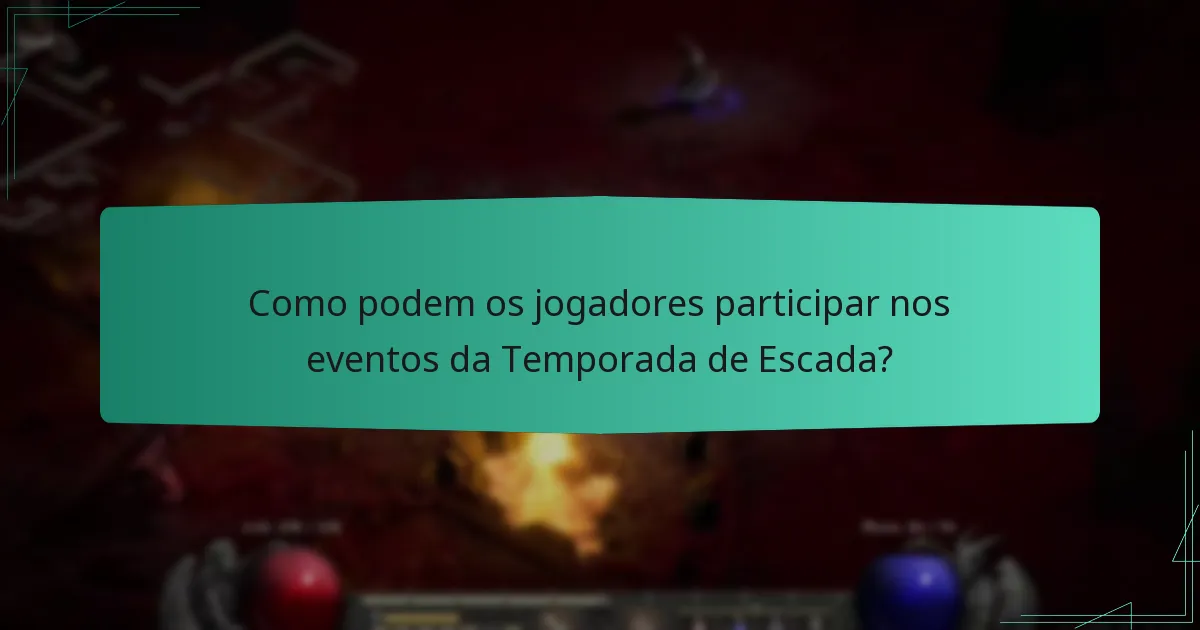 Quais temas sazonais estão em destaque nesta Temporada de Escada?