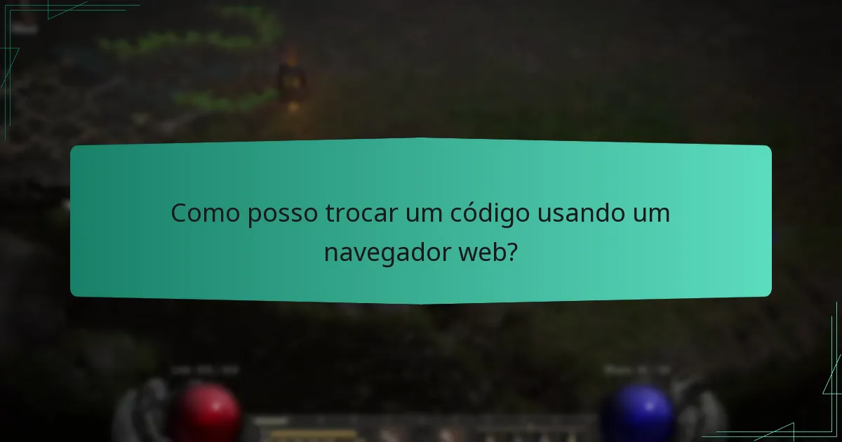 Como posso trocar um código usando o cliente Battle.Net?