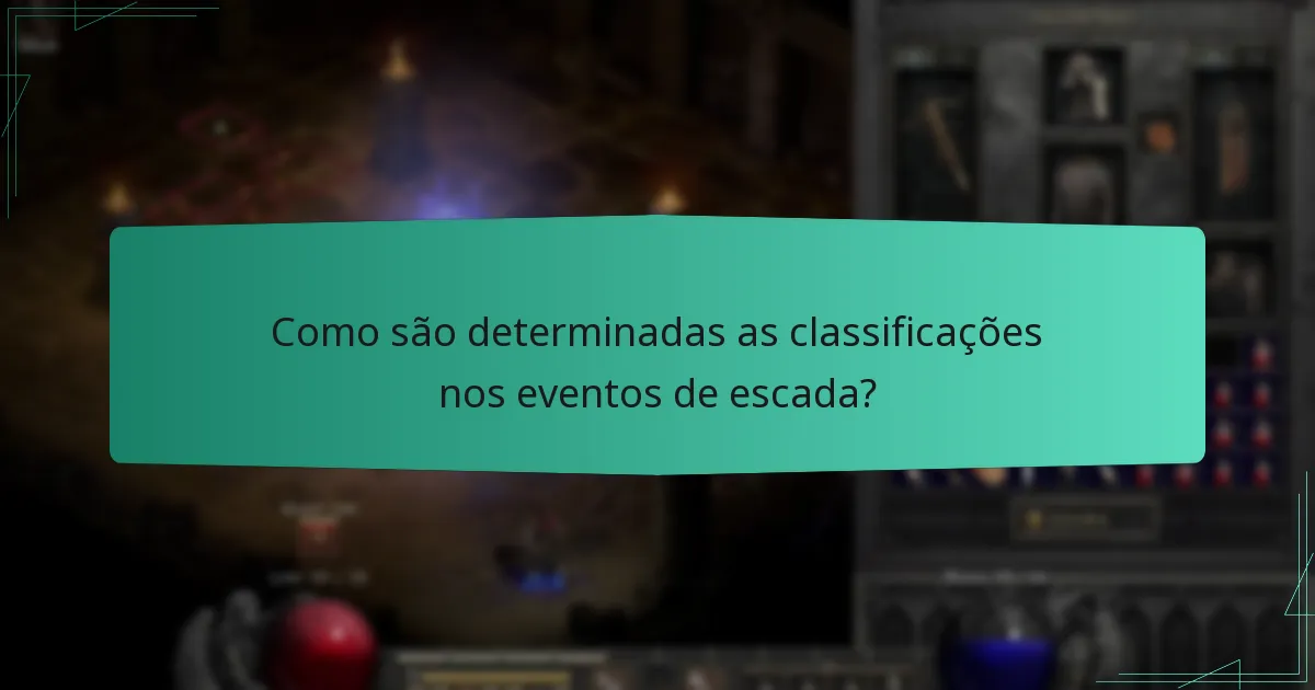O que são os torneios comunitários associados aos eventos de escada?