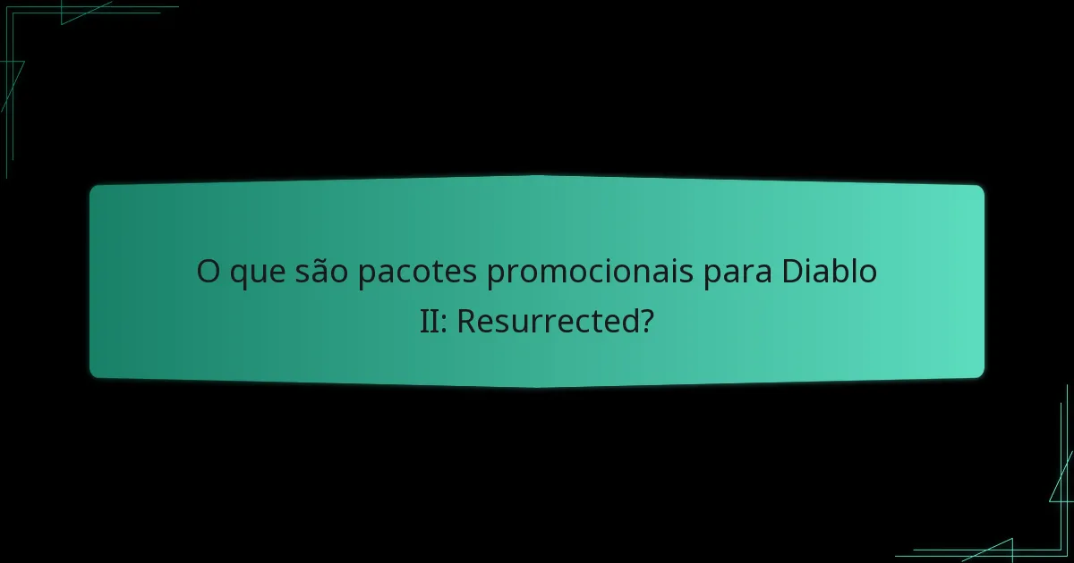 Como os pacotes promocionais melhoram a jogabilidade?