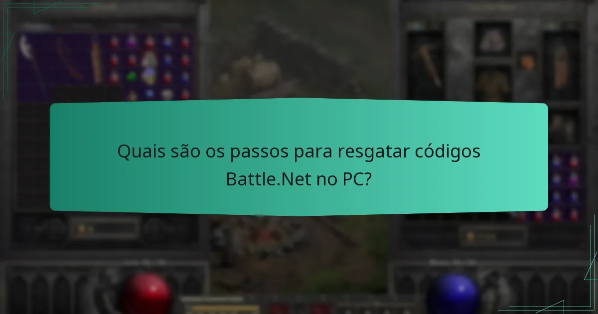 Que tipos de códigos podem ser resgatados na Battle.Net?